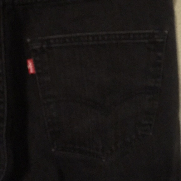 Levis button fly 501 Mens black jeans size 36x32 - Picture 6 of 7